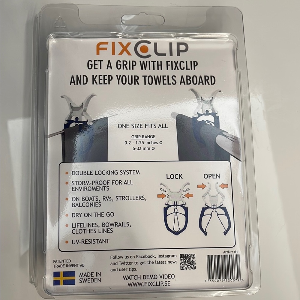 FixClip Lockable Clips 6-Pack - Picture 2 of 5